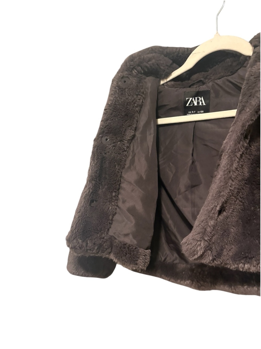 Zara Fleece Button Jacket - Picture 8 of 8